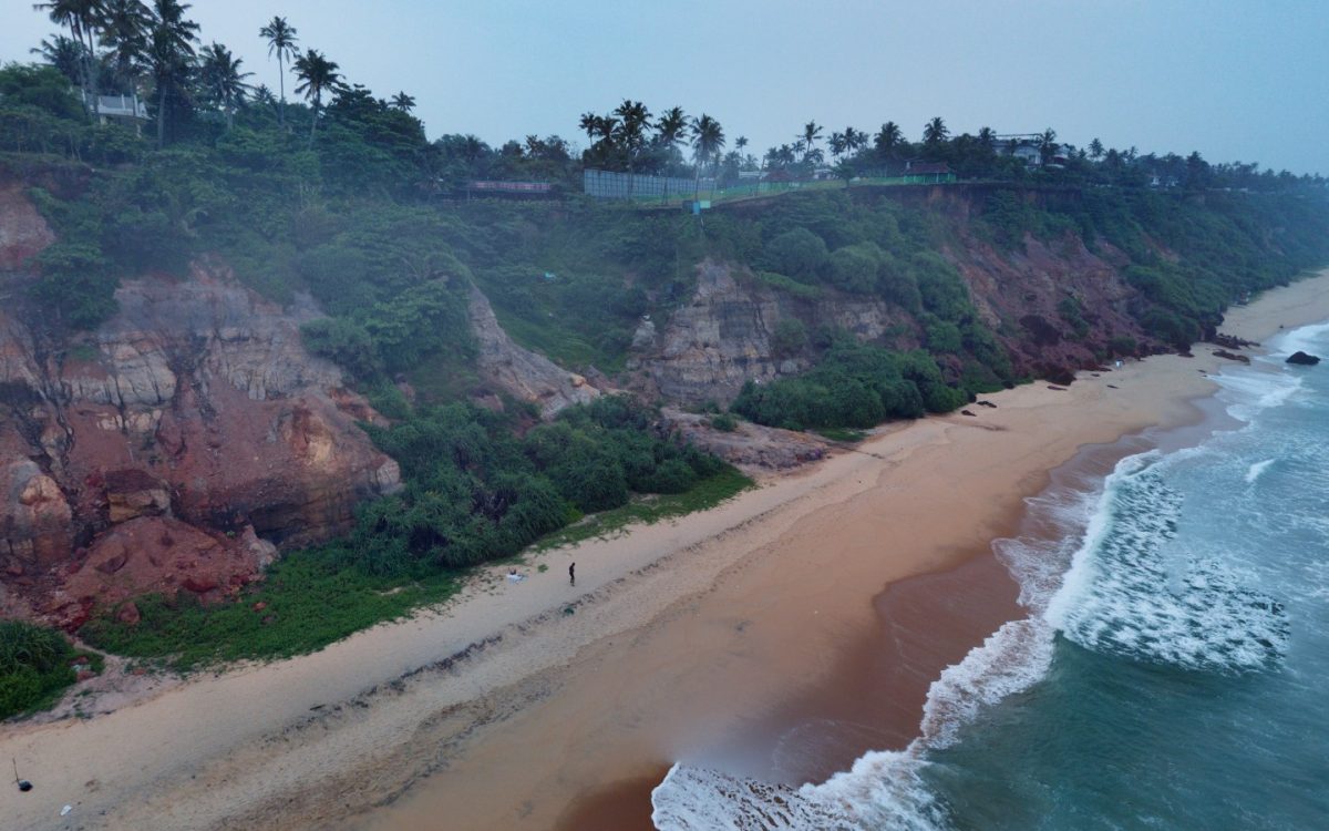 Varkala Cliff at Dawn, Varkala, Kerala